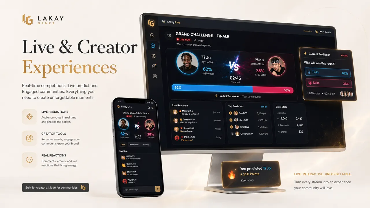 Live & Creator Experiences